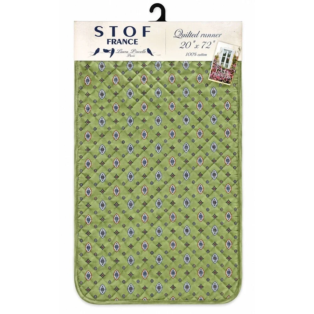 Stof Table Runner Quilted Casa Primavera French Country Made In France 20X72